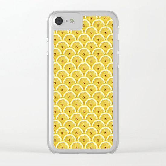 Lemons are watching you! Clear iPhone Case