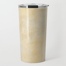 Gold Paint Print Travel Mug