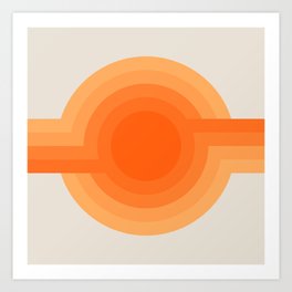Sunspot -  Creamsicle Art Print