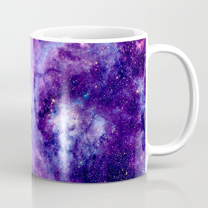 Purple Lavender Gold Tarantula Nebula Coffee Mug