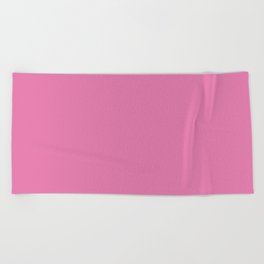 Pink Rose Beach Towel