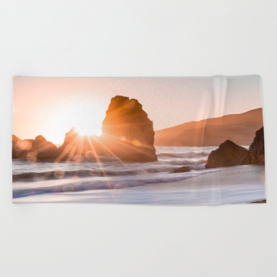 Heaven on earth Beach Towel
