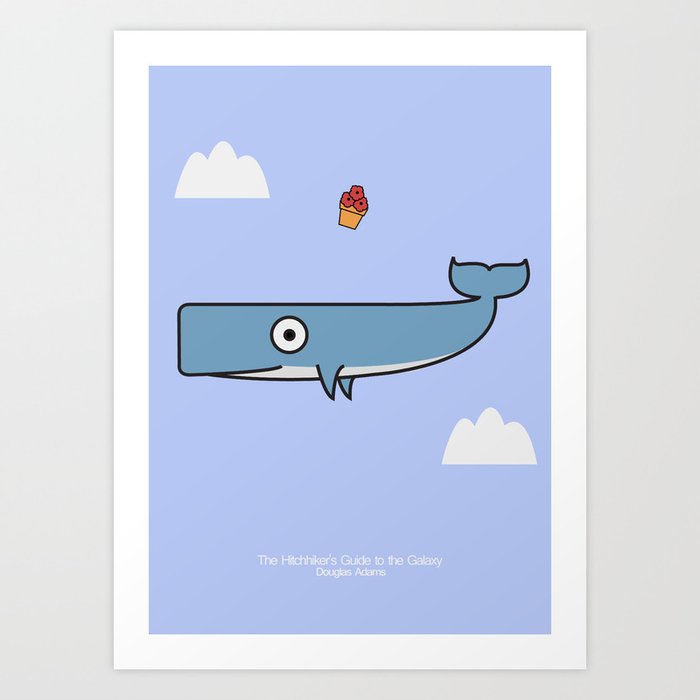 Hitchhiker's Guide To The Galaxy Art Print