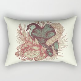 Nuthatch flora & fauna Rectangular Pillow
