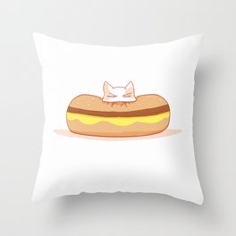 Cheezburger - for the cat lover and meme veteran Throw Pillow