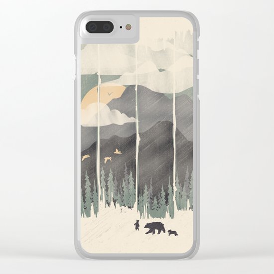 Spring Mountain Weather Clear iPhone Case