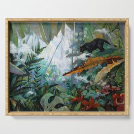 Jungle Panther Serving Tray