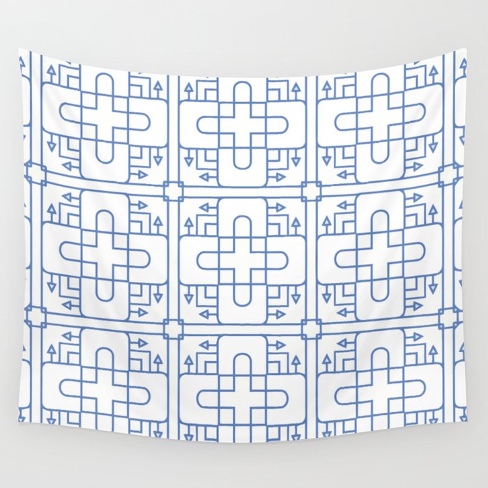 Retro stylish pattern Wall Tapestry