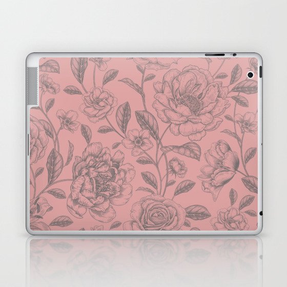 Antique Floral 2 Laptop & iPad Skin