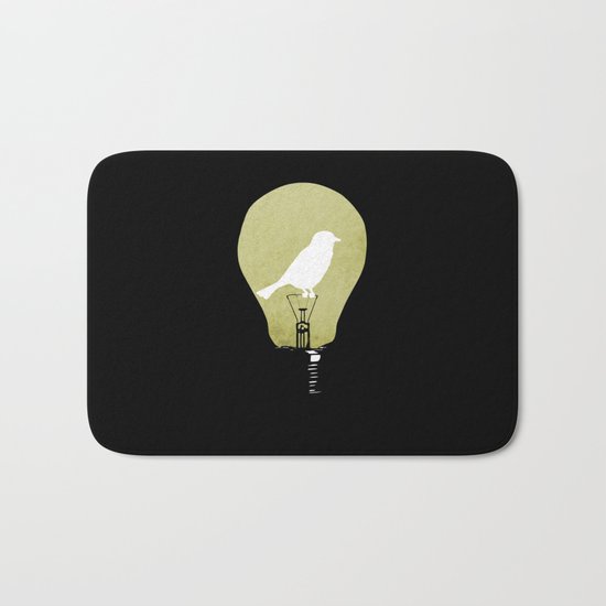 ideas take flight Bath Mat