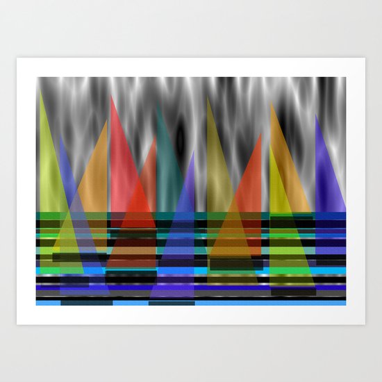 Wind In My Sails Art Print