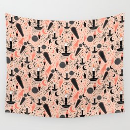 Halloween In Pink Wall Tapestry