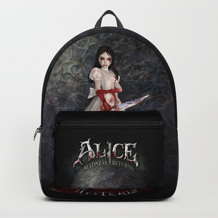 Alice Madness Returns Hysteria Game Design Backpack