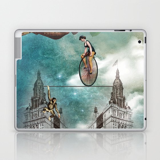 A circus in the city Laptop & iPad Skin