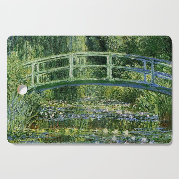 Water Lilies And Japanese Footbridge Claude Monet Cutting Board By Historia Images Society6