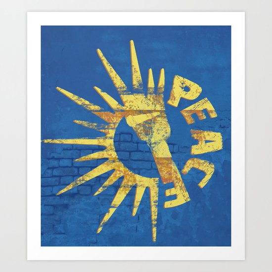 Moar Peace Art Print