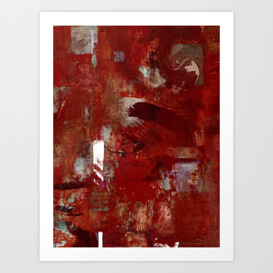 Burgundy Art Print