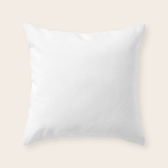 solid white throw pillows