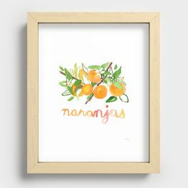 Las Naranjas Recessed Framed Print