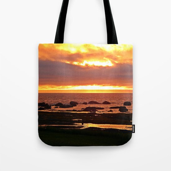Stunning Orange Sunset Tote Bag