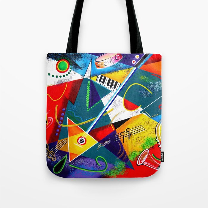 Performing Arts - Energy of Music Tote Bag
