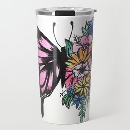 Blossoming Butterfly Travel Mug