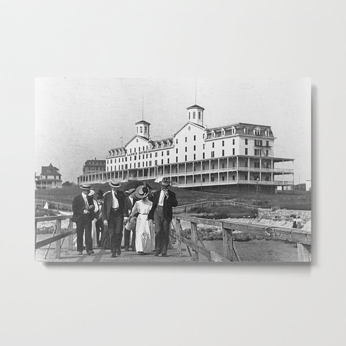 1886 Watch Hill - Larkin Hotel, Westerly, Rhode Island Metal Print