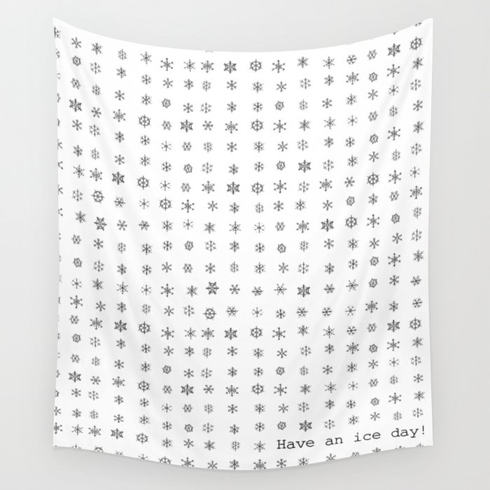 Icy days Wall Tapestry