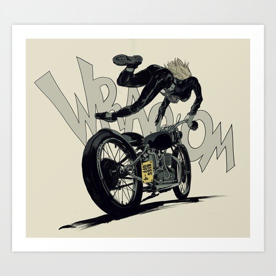 Vraoom! Art Print