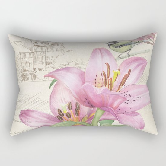 Macro Flower #14 Rectangular Pillow