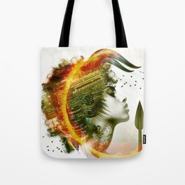 Afro Warrior Tote Bag
