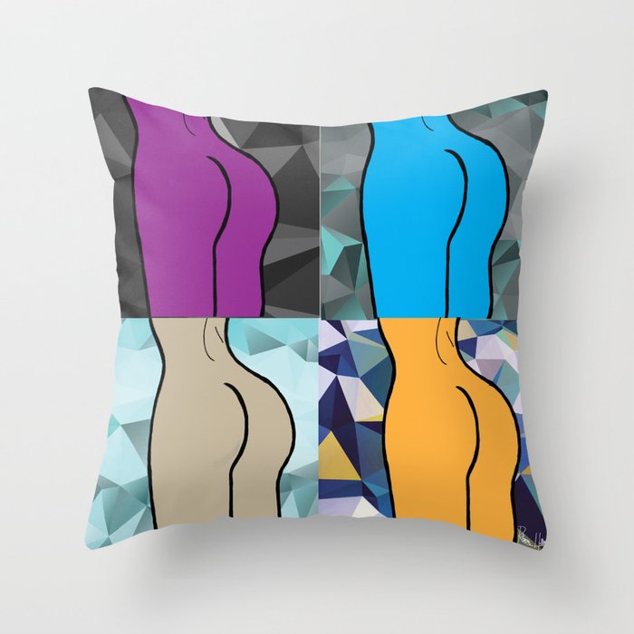 Booty-ful  Throw Pillow