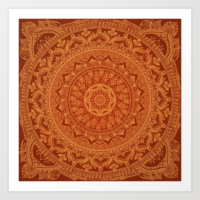 Mandala Spice Art Print