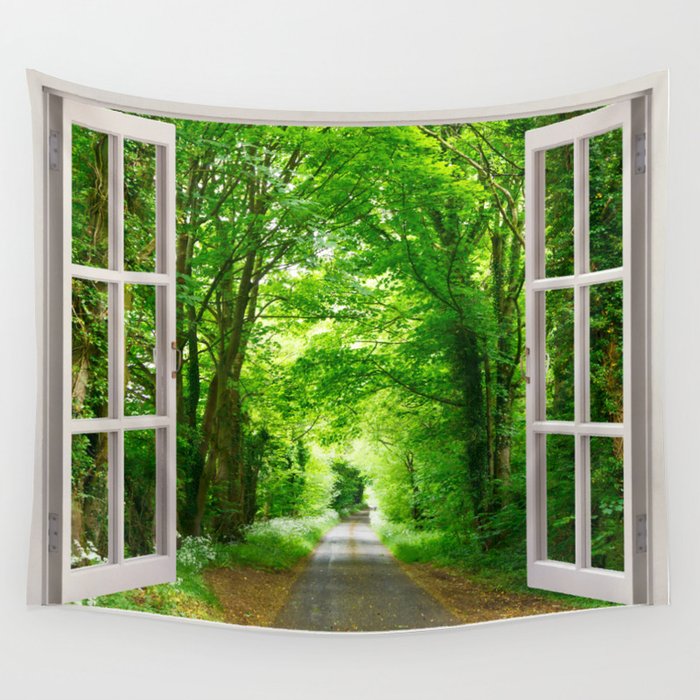 Forest Way Wall Tapestry