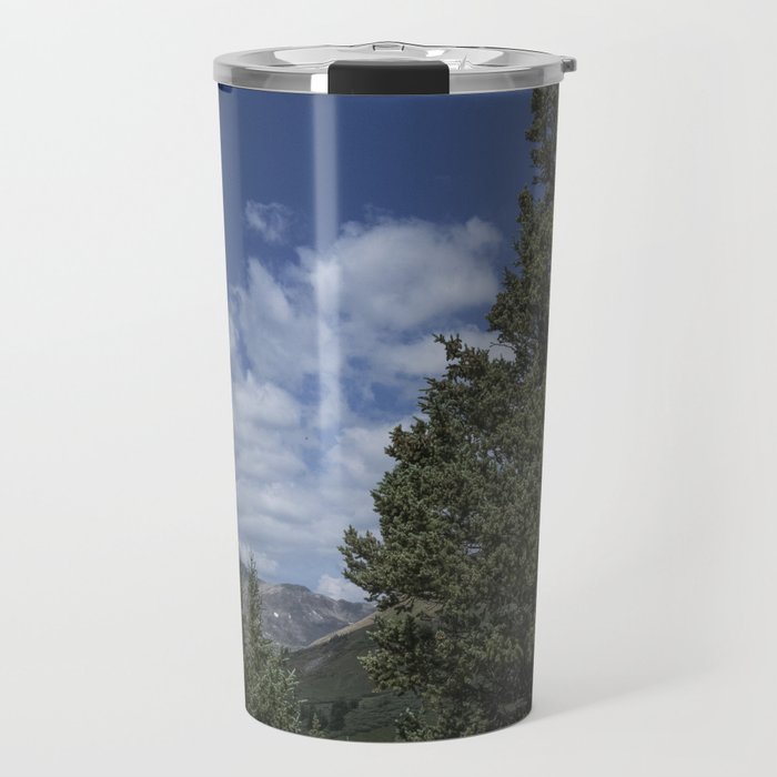 Clouds Over Rockies Travel Mug