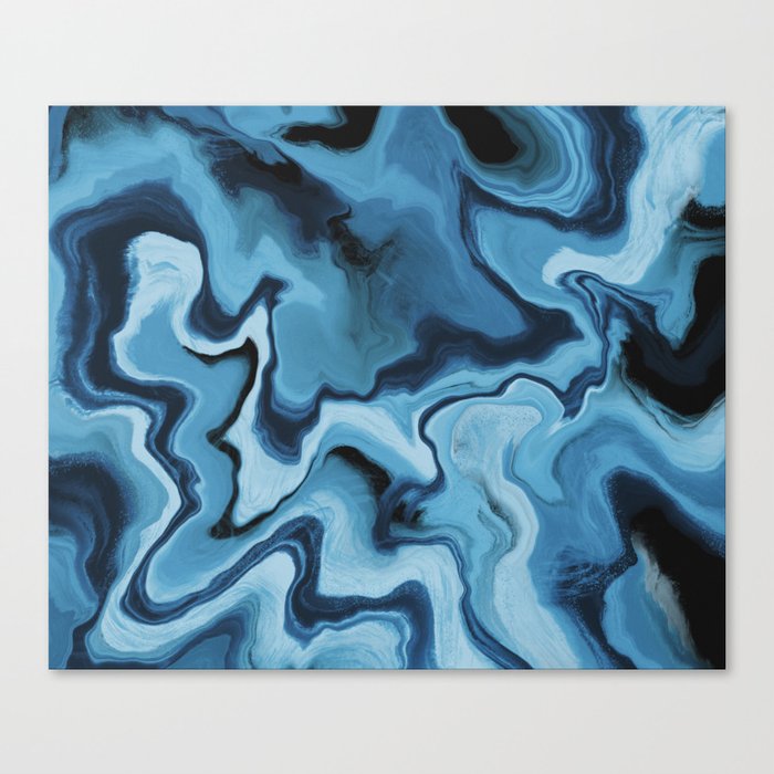 Blue Marble Canvas Print