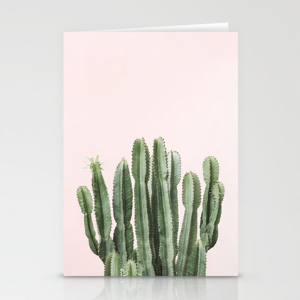 Cactus Photography | Arizona Desert | Landscape | Nature | Pink Sky Stationery Cards