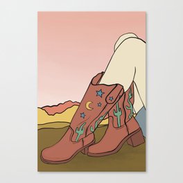 Cowgirl Dreamer Canvas Print