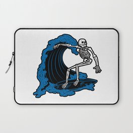 Skeleton Surfing Laptop Sleeve