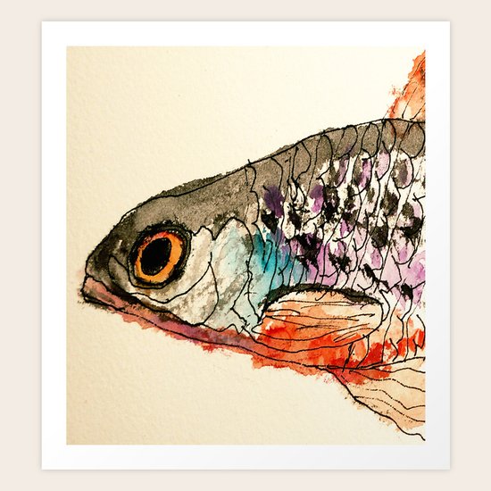 Fish III Art Print