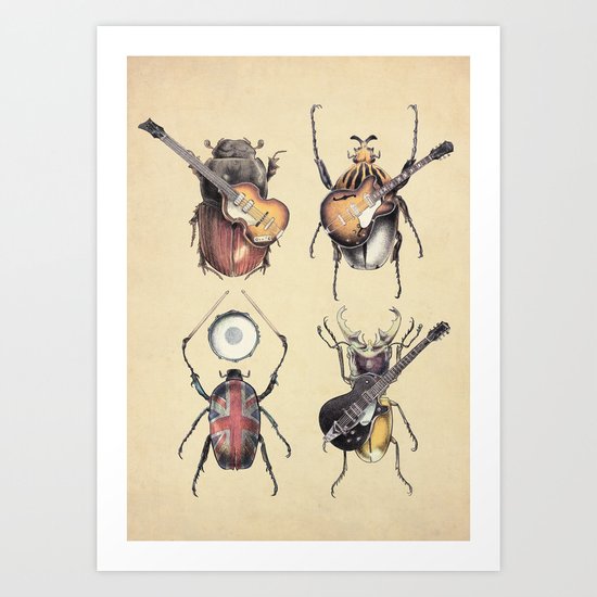 Meet the Beetles Art Print