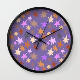 Starzz Purp Wall Clock