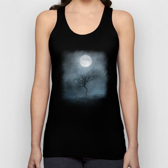 The Moon and the Tree. II Unisex Tank Top