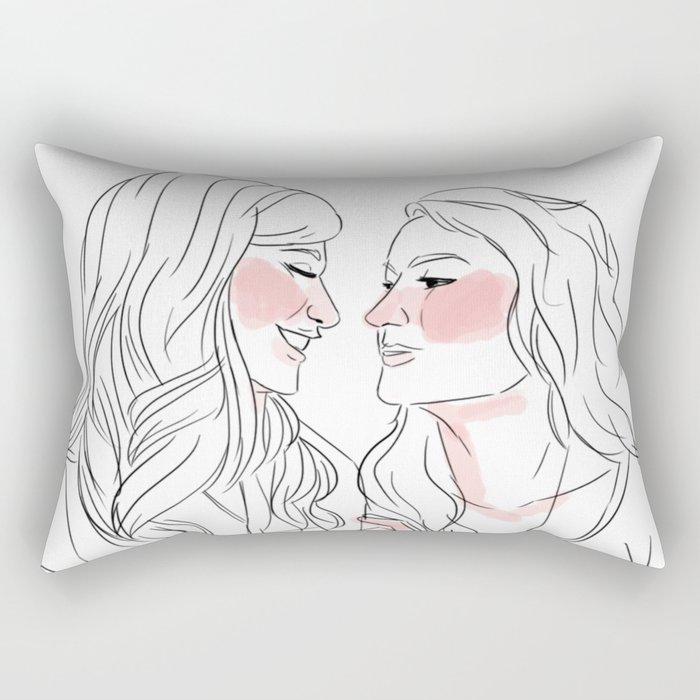 Kiss me Rectangular Pillow