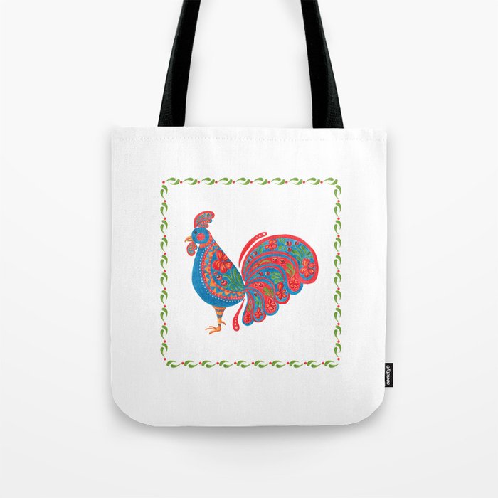 The Blue Roosters Tote Bag