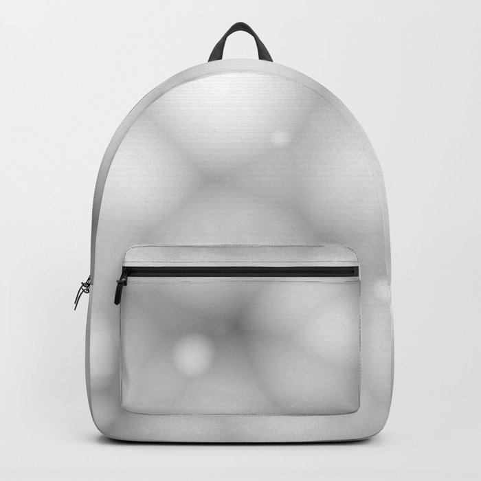 Blurred Ombre Gradient Fuzzy Spots in Gray Backpack