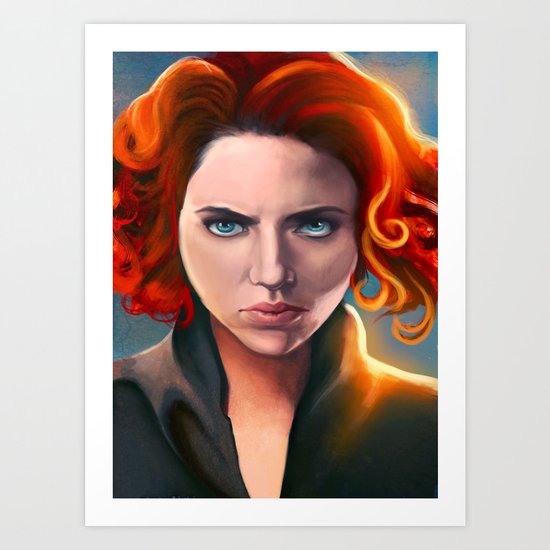 Black Widow Art Print