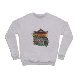 Watercolor - Japanese sushi restaurant  Crewneck Sweatshirt