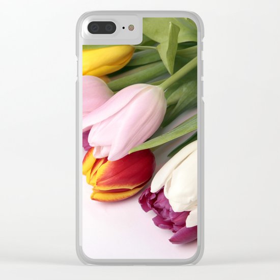 tulips Clear iPhone Case