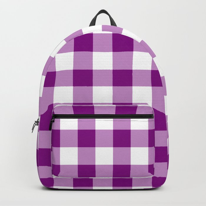 Classic Check - grape purple Backpack